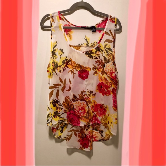 Gorgeous floral tank! - Picture 2 of 6